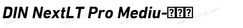 DIN NextLT Pro Mediu字体转换